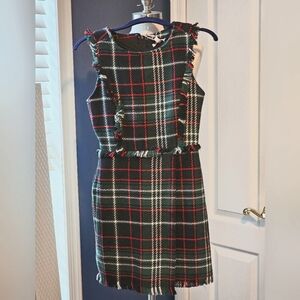 NWT Gianni Bini XS plaid mini dress